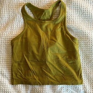 Lululemon eb to street cropped racerback tank